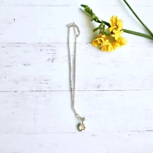 Bohemian Pendant Silver Necklace - Picture 2 of 5